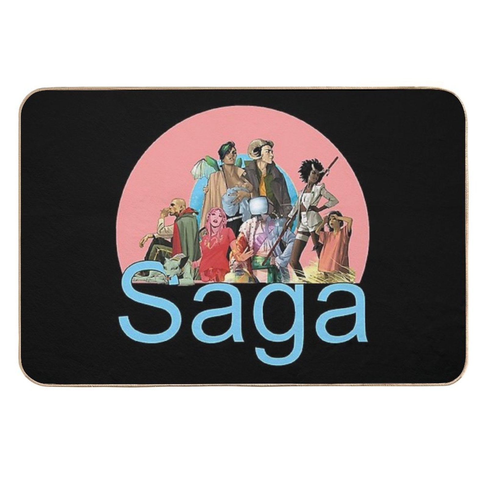 Entire Saga  Easy To Clean Bath Mat