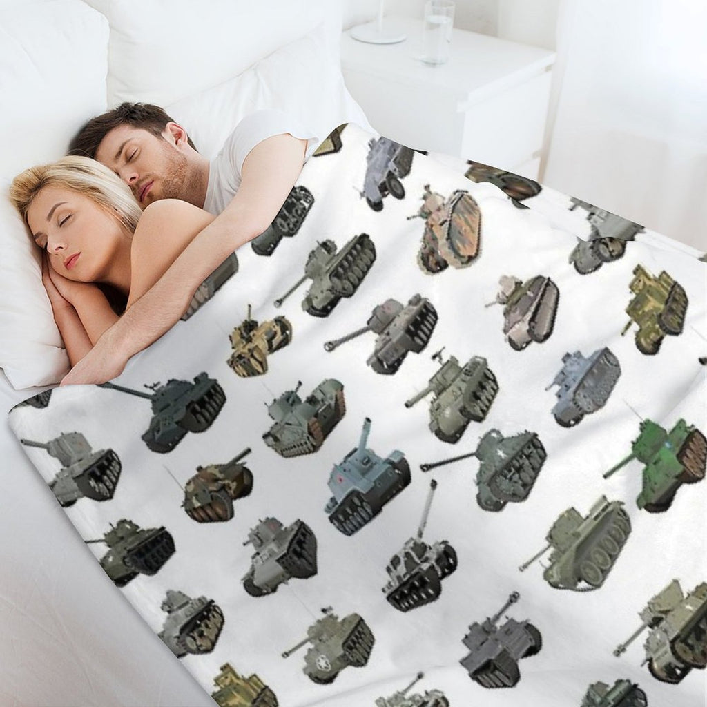 Various WW2 Tanks Gift-ready Throw Blanket