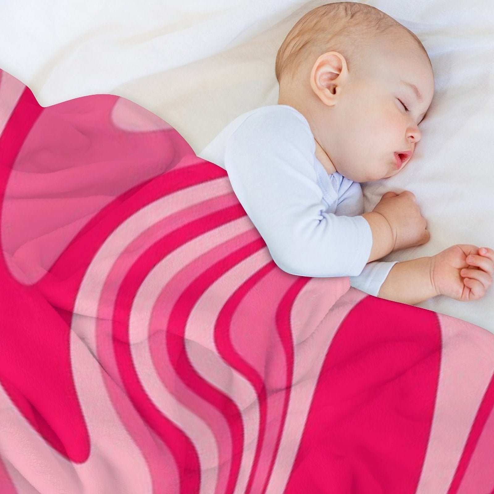 PINK PRINT Velvety-soft Throw Blanket