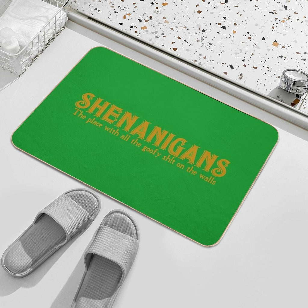 Shenanigans (The Place with All The Goofy S#it on The Walls)!  Rapid-Drying Bath Mat