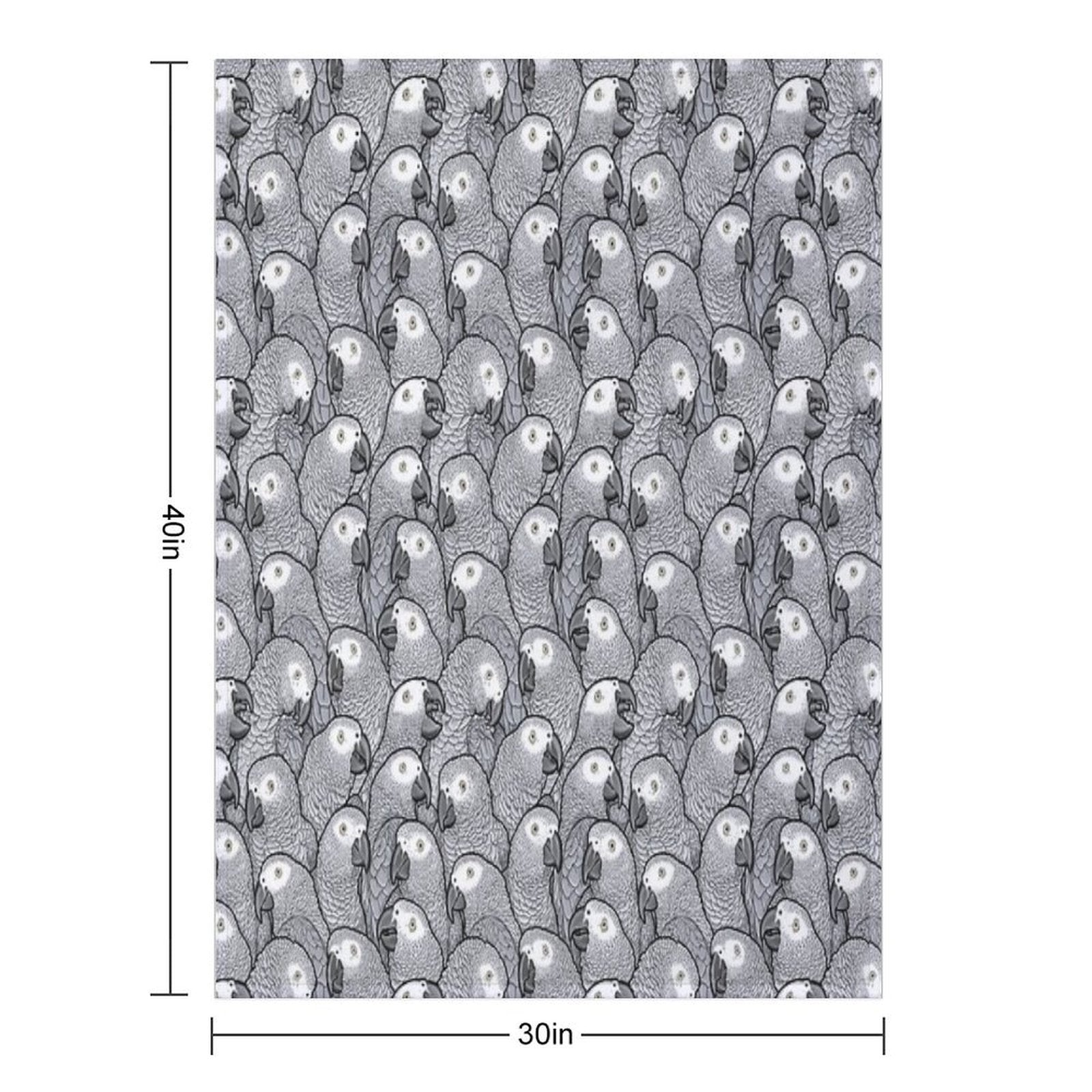 African Grey Parrots All-season Throw Blanket