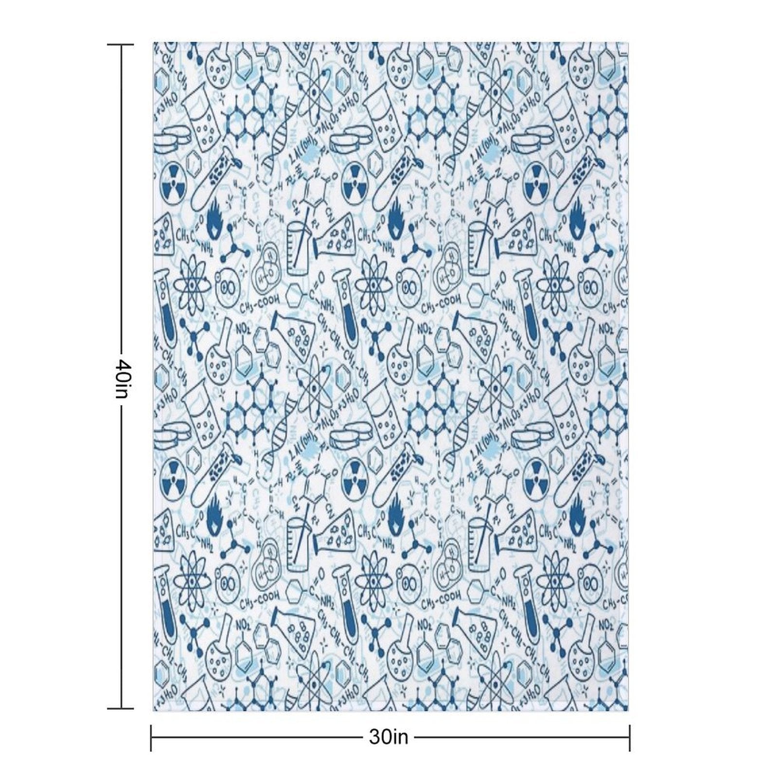 Chemistry Durable Throw Blanket