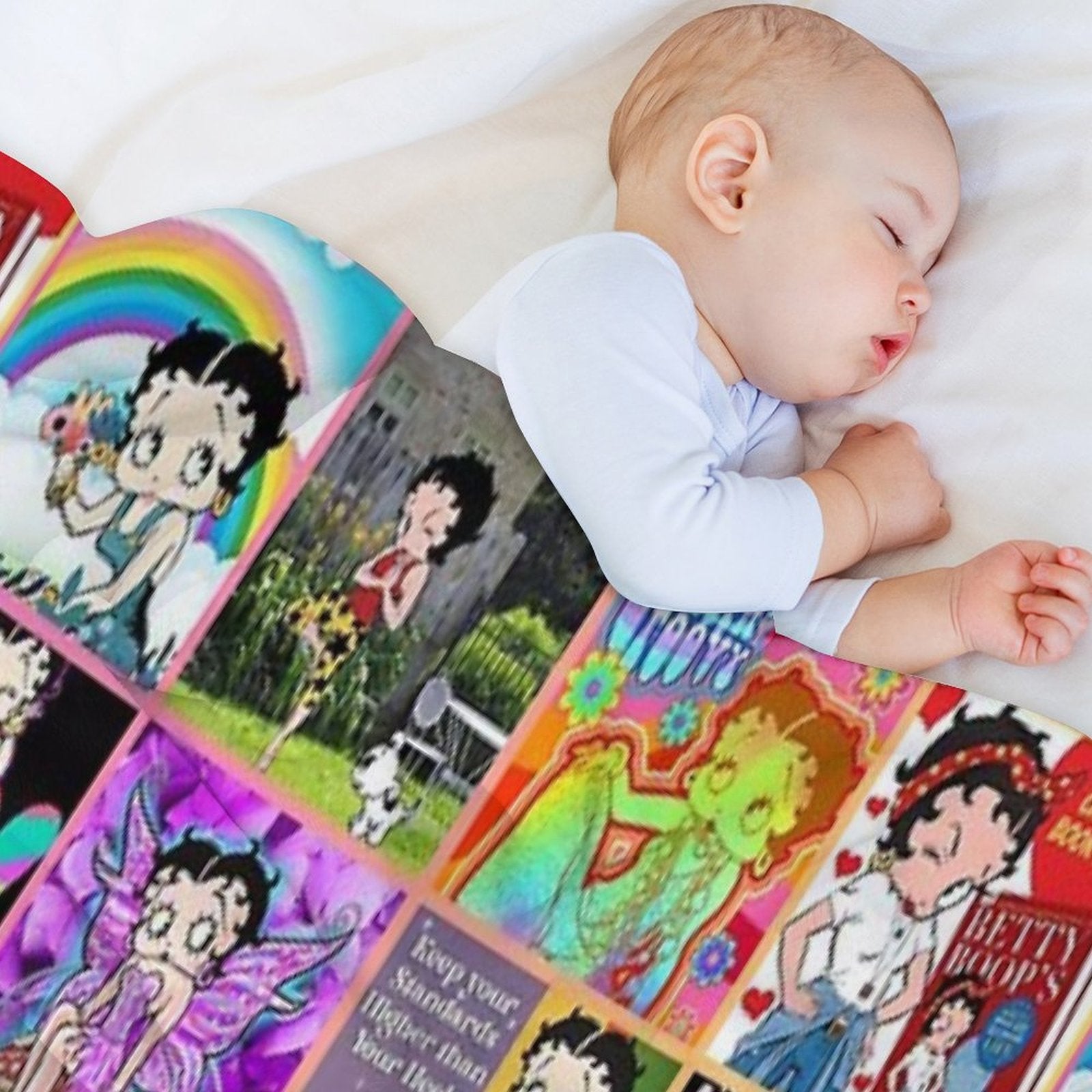 Betty Boop Collage 2023 V 2, Betty Boop Comforter Set, Betty Boop Sassy, Betty Boop Throw Blanket, Betty Boop Doodles Quick-dry Throw Blanket