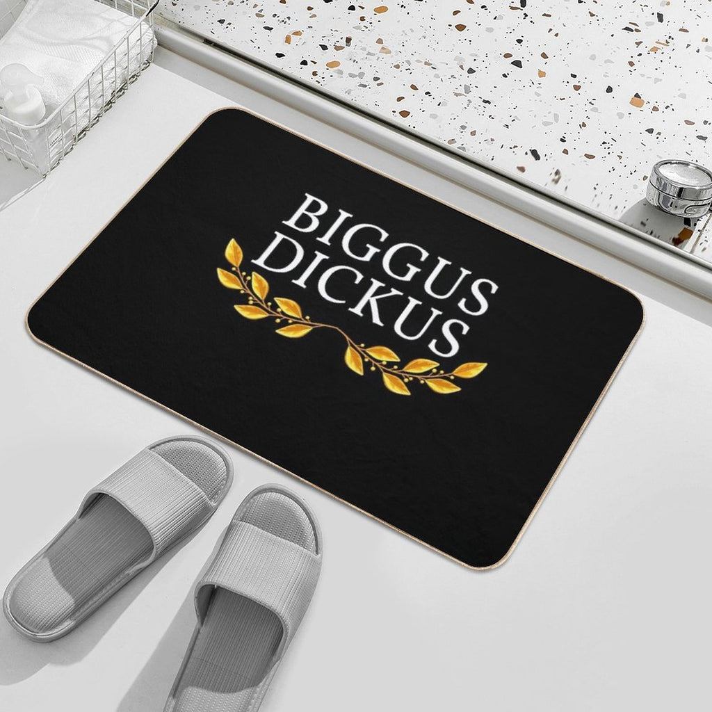 Biggus Dickus  Easy Maintenance Bath Mat
