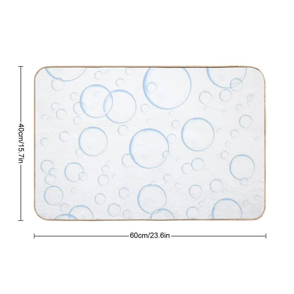 Bubbles  Easy Maintenance Bath Mat