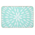 Mandala Flower #9 #mint #drawing #decor #art Durable Bath Mat