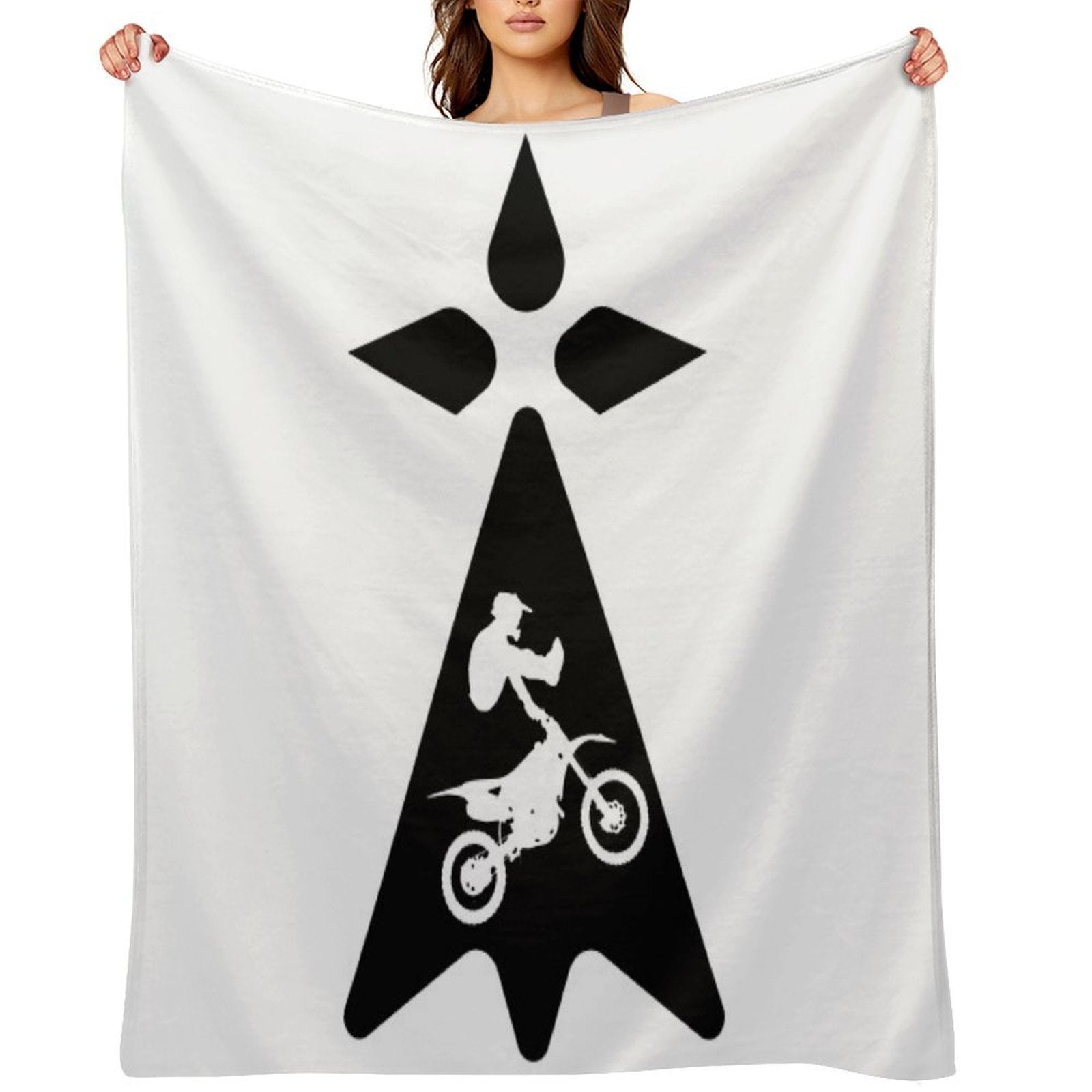 Biker Breizh Sustainable Throw Blanket