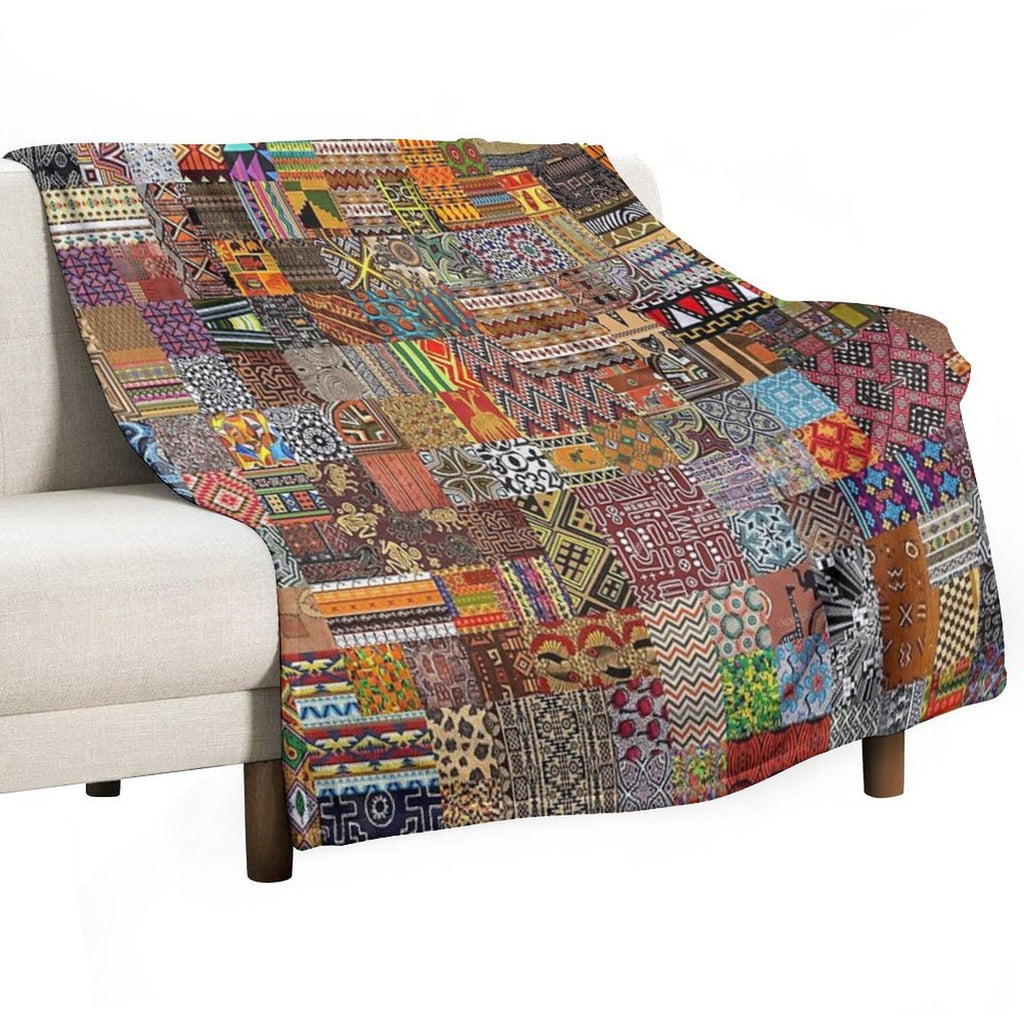Ethnic Patterns Lightweight Throw Blanket