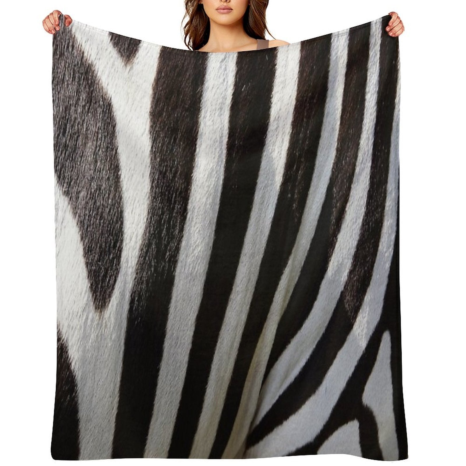 Animal Zebra Print Gift-ready Throw Blanket