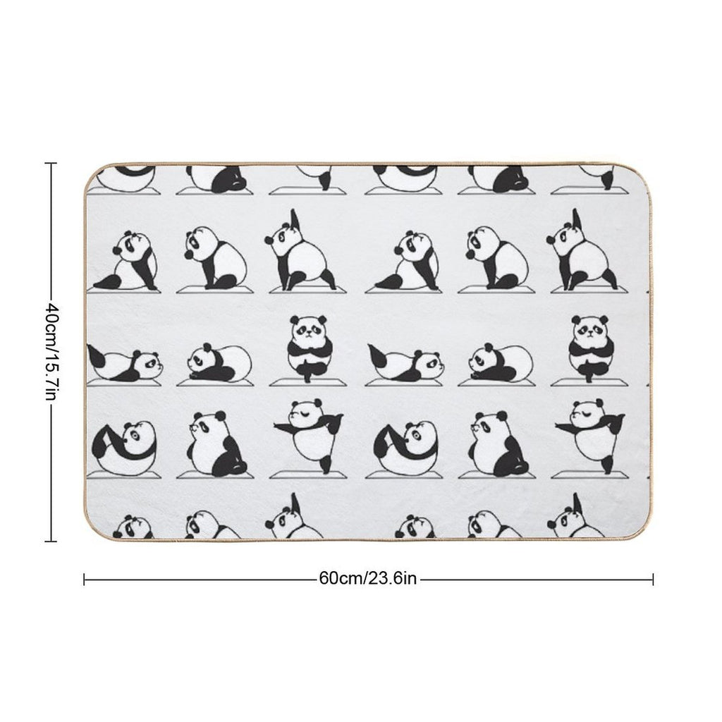 Panda Yoga  Easy Maintenance Bath Mat