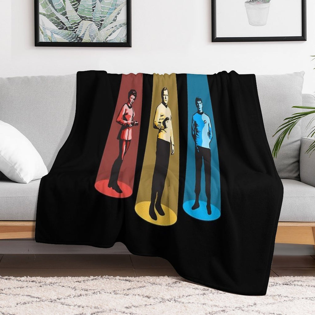 Beam Me Up, Scotty Wrinkle-free Throw Blanket
