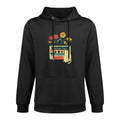 Vintage Cat for Women - Retro Soul Flowers Wildflower Pilling-Resistant Hoodie