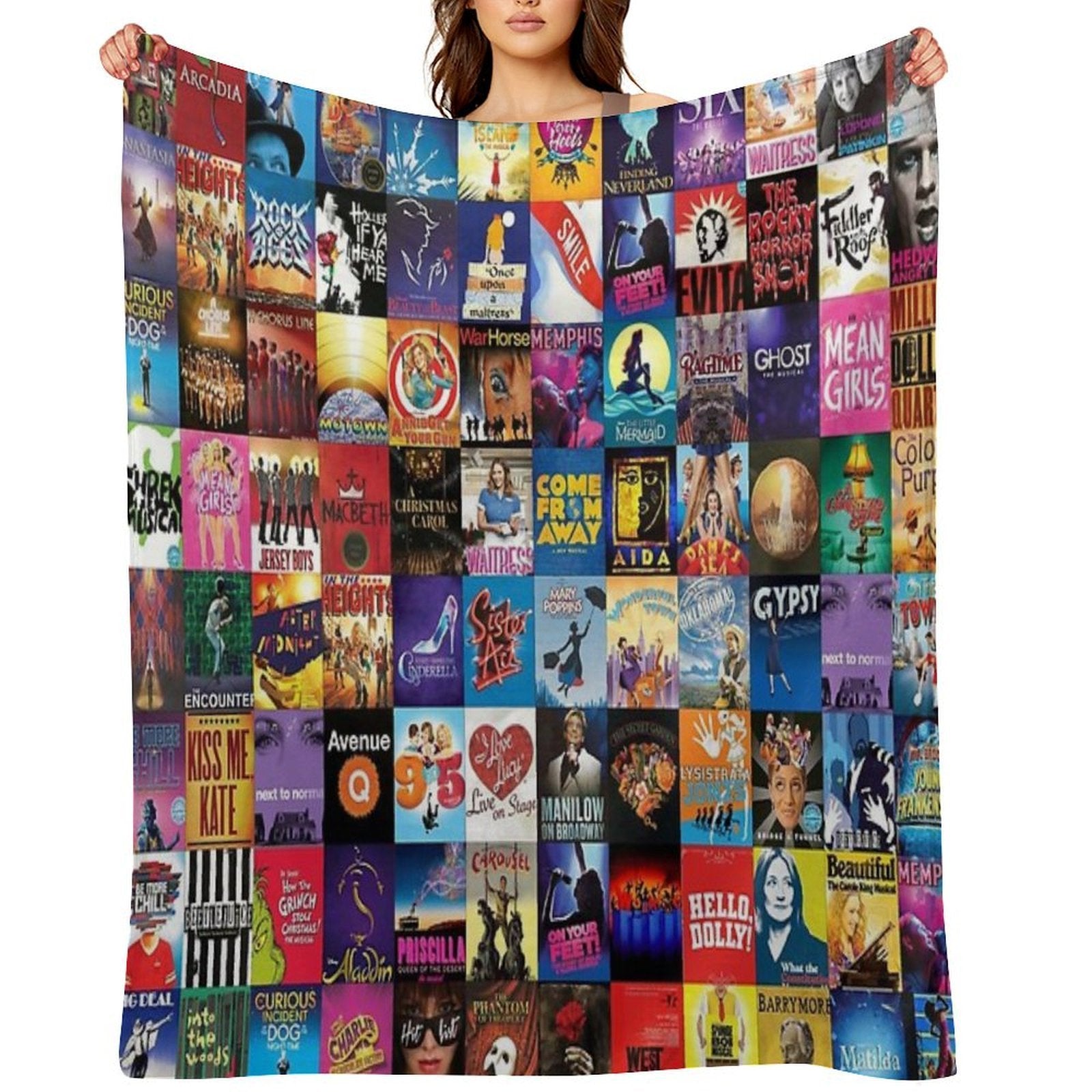 Broadway Theater Plush Throw Blanket