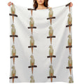 Pineapple Conure Plush Throw Blanket