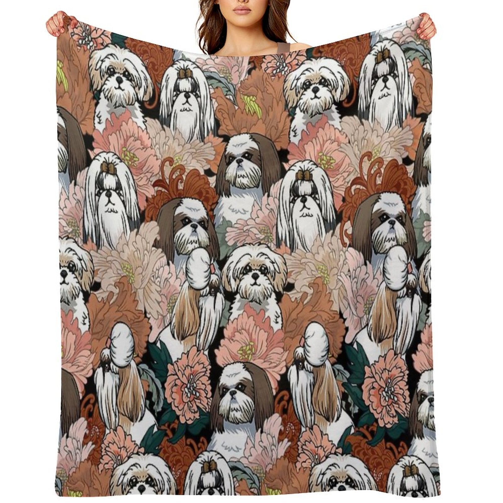 Because Shih Tzu Gift-ready Throw Blanket