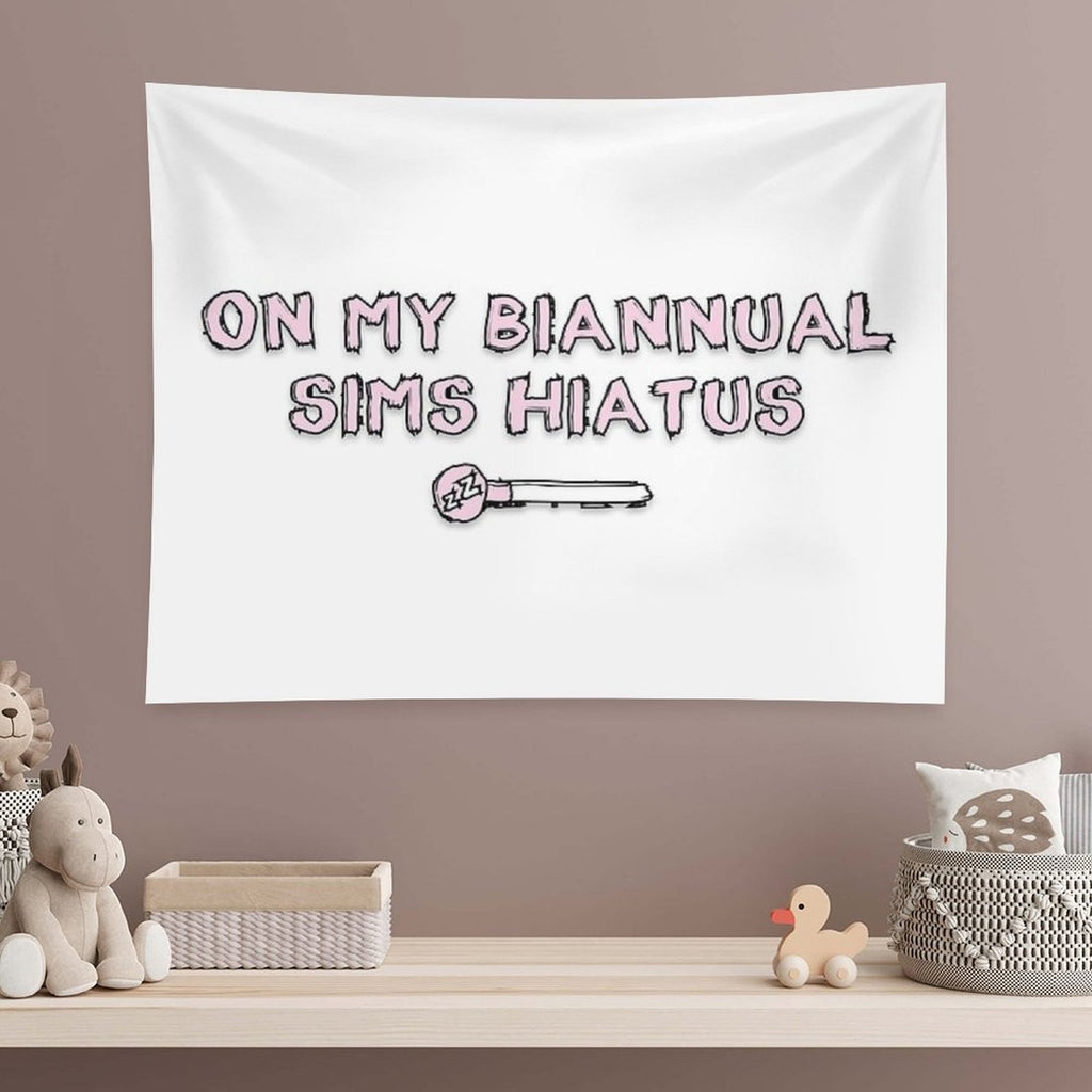 On My Biannual Sims Hiatus Tapestry
