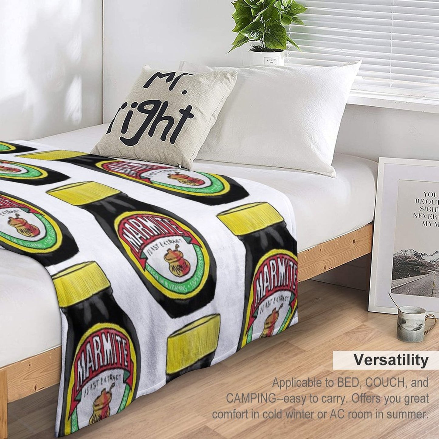 Marmite Comfort Throw Blanket