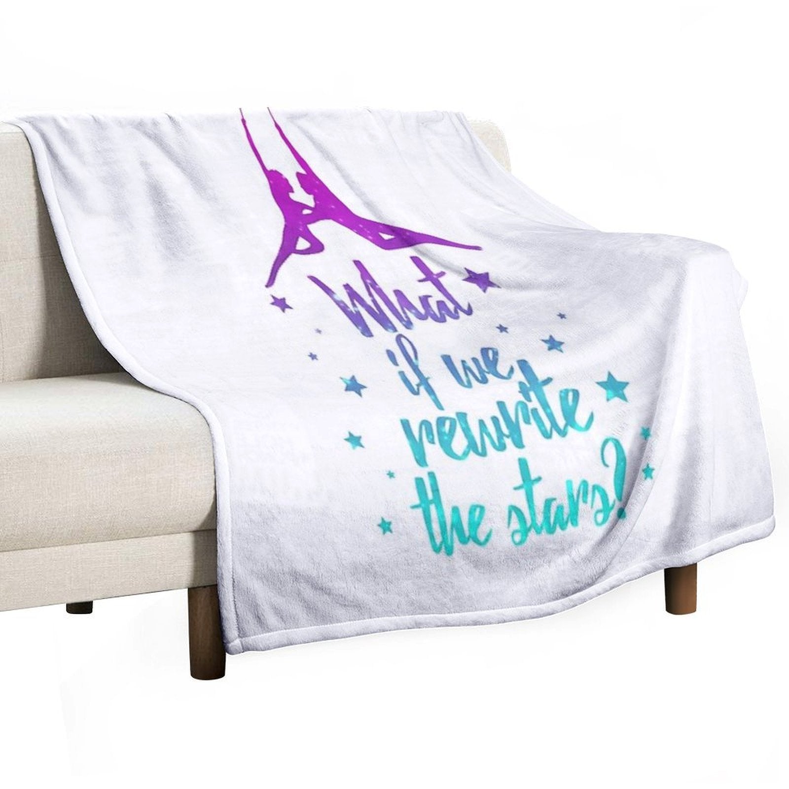 Greatest Showman Rewrite The Stars Easy Care Throw Blanket