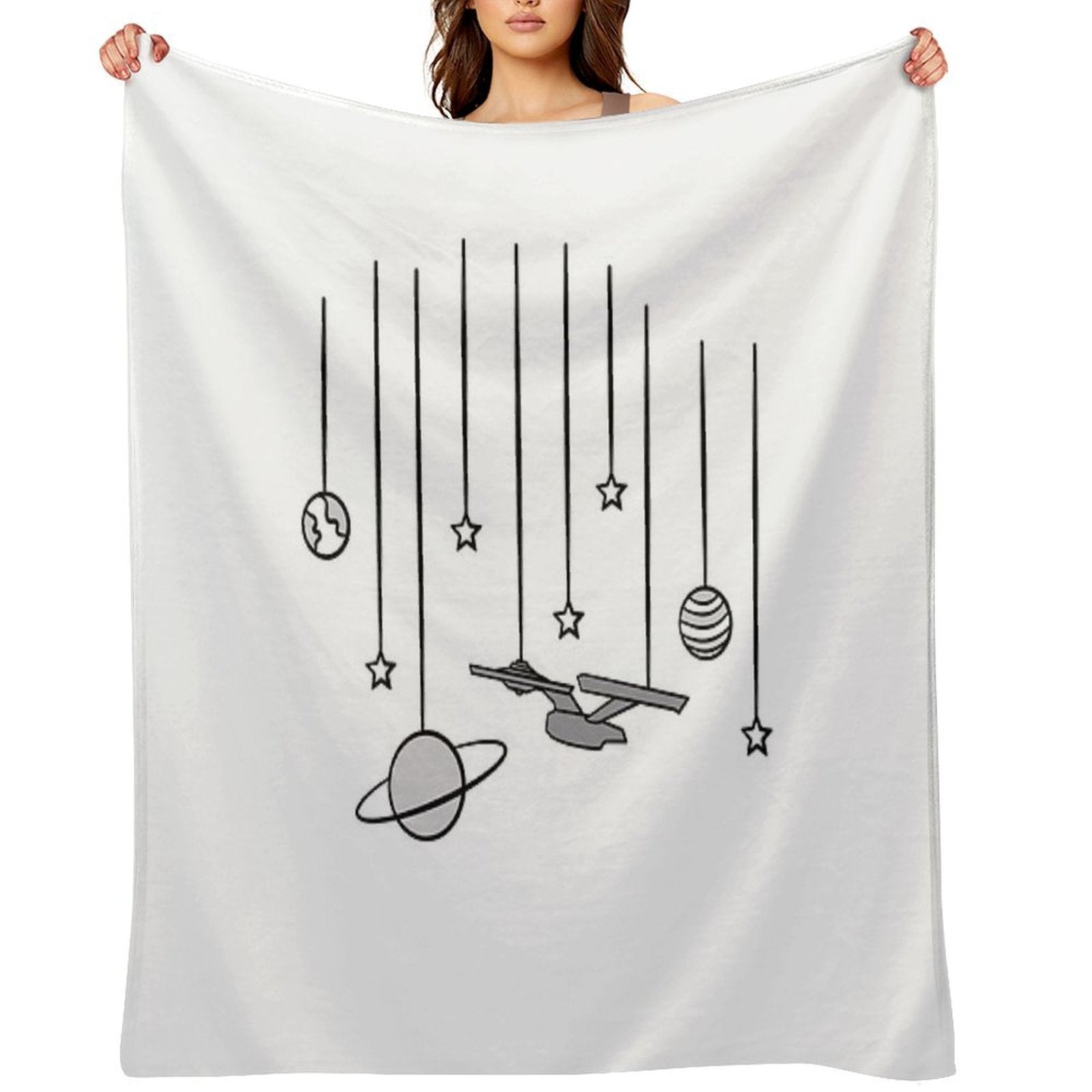 Star Trek USS Enterprise Multi-functional Throw Blanket
