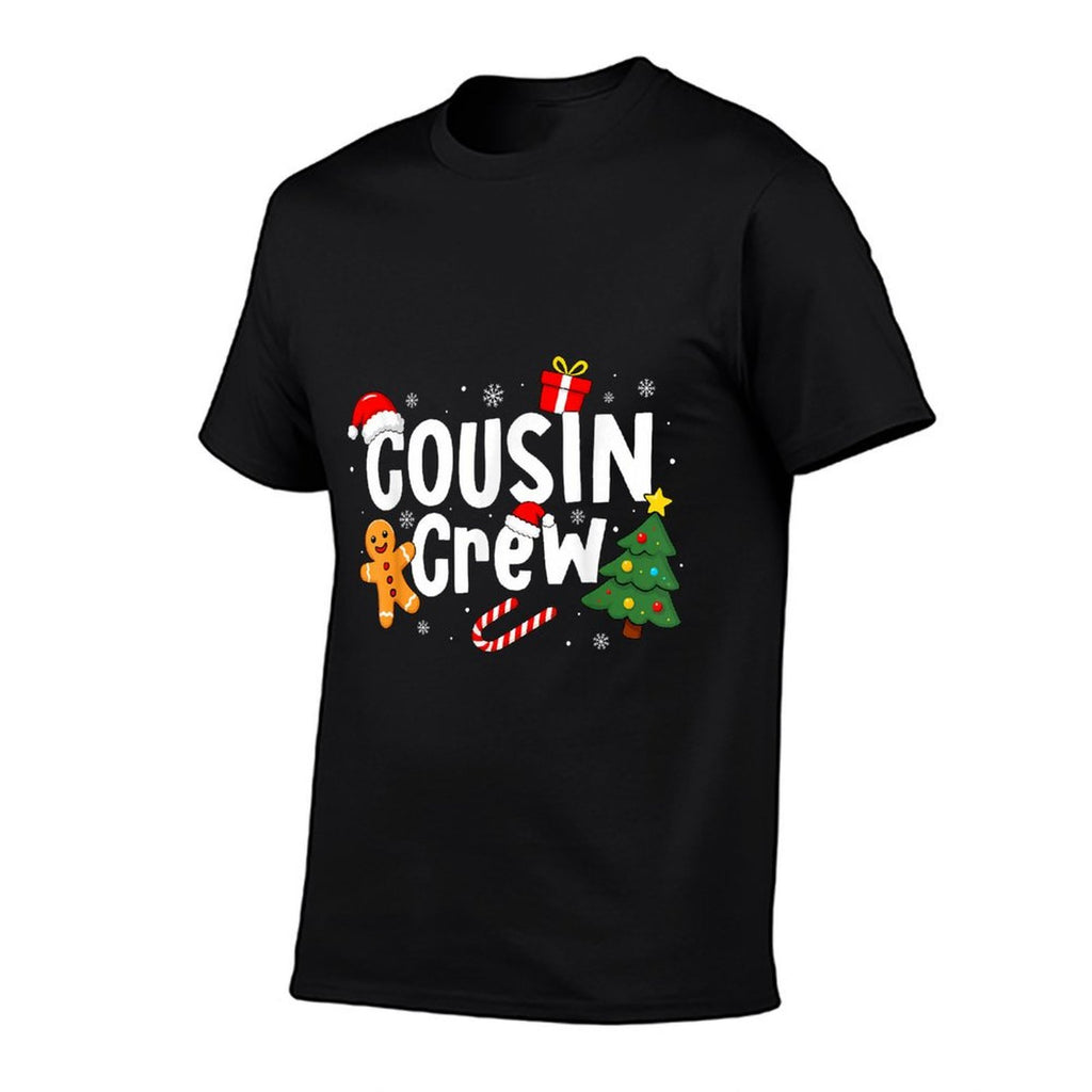 Cousin Crew Christmas Pajamas for Men Kids Women Grandkids  Polyester Blend T-Shirt