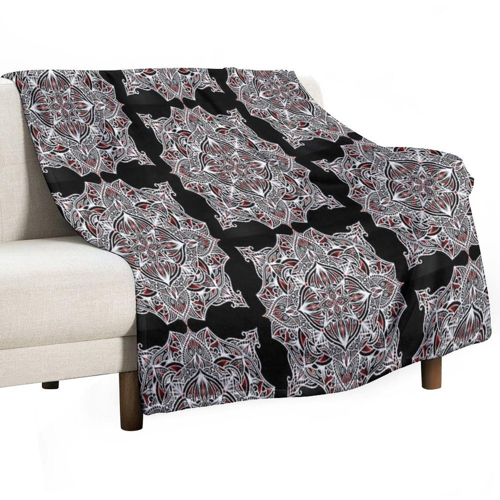 Mandala 2 Easy Care Throw Blanket