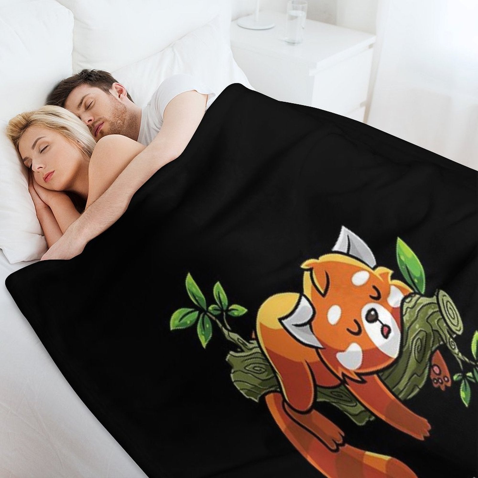 Red Panda Spirit Animal Velvety-soft Throw Blanket