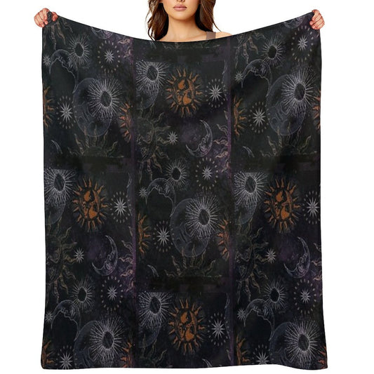 Celestial Whimsigoth 90's Print Lightweight Throw Blanket