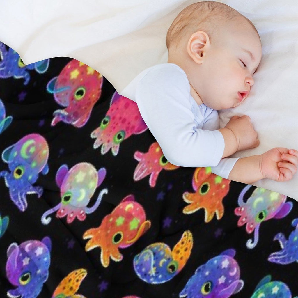 Bobtail Squid Gift-ready Throw Blanket