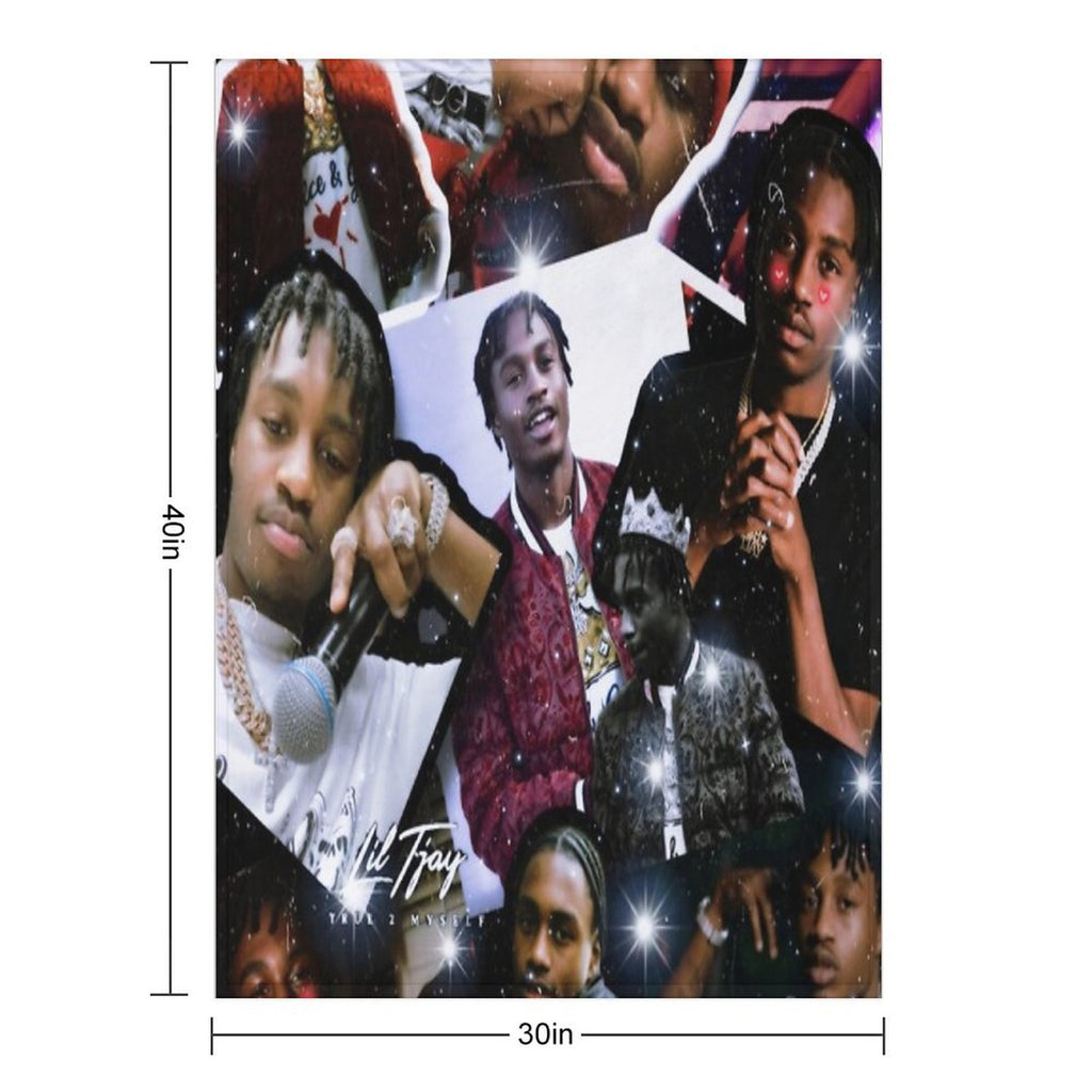 Lil Tjay, Hip-Hop, True 2 Myself, GOAT Velvety-soft Throw Blanket
