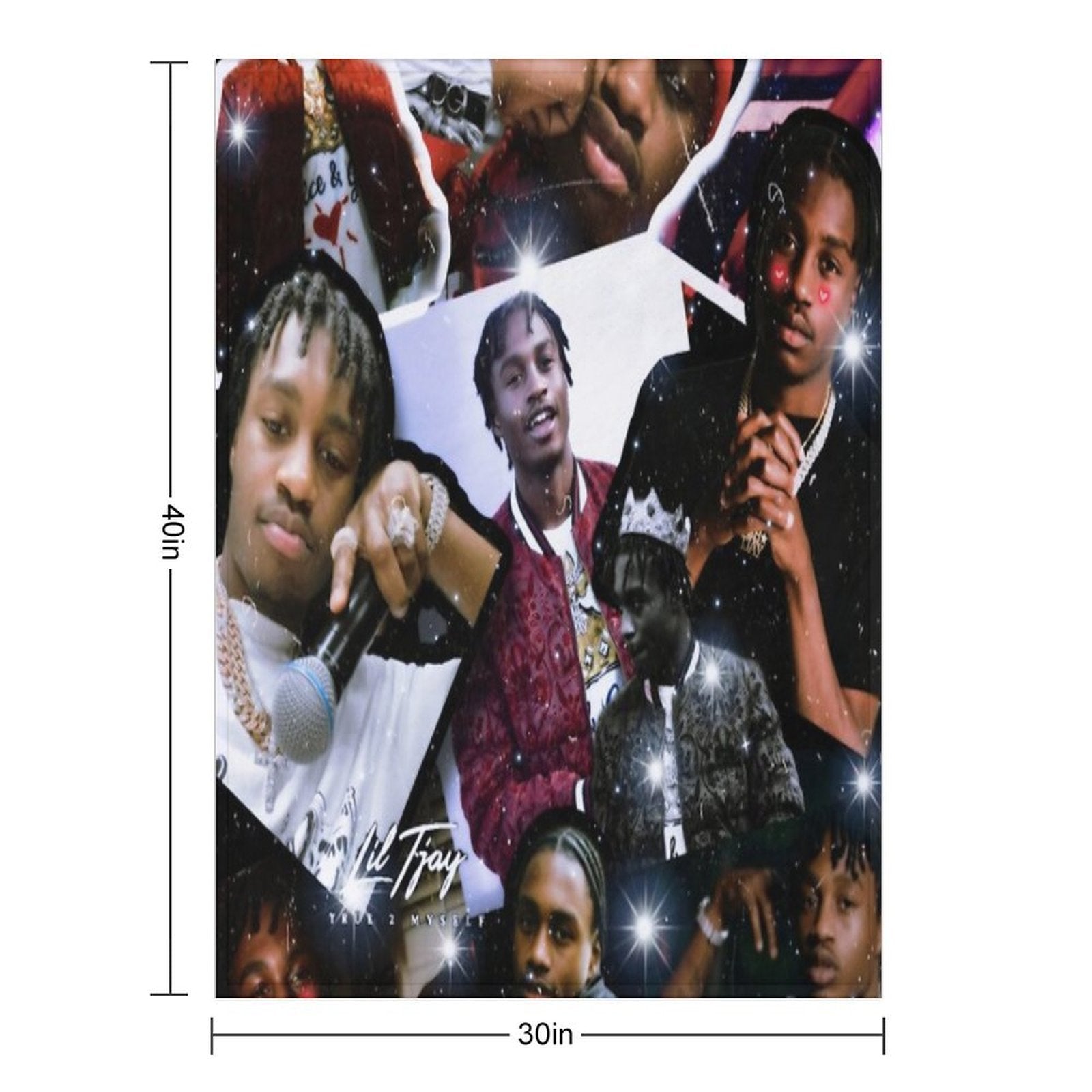 Lil Tjay, Hip-Hop, True 2 Myself, GOAT Velvety-soft Throw Blanket