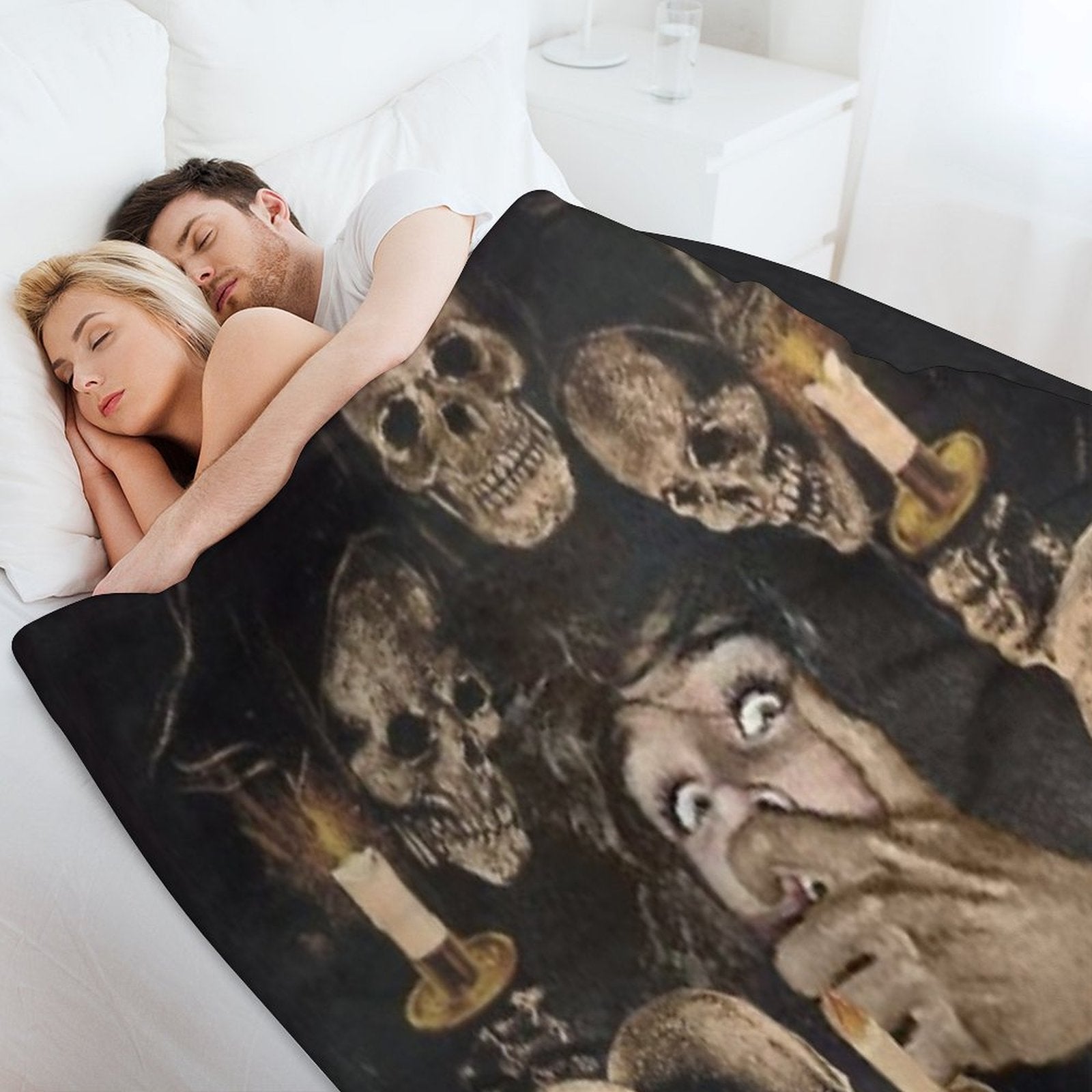 DARK VIGIL⠀ Gift-ready Throw Blanket