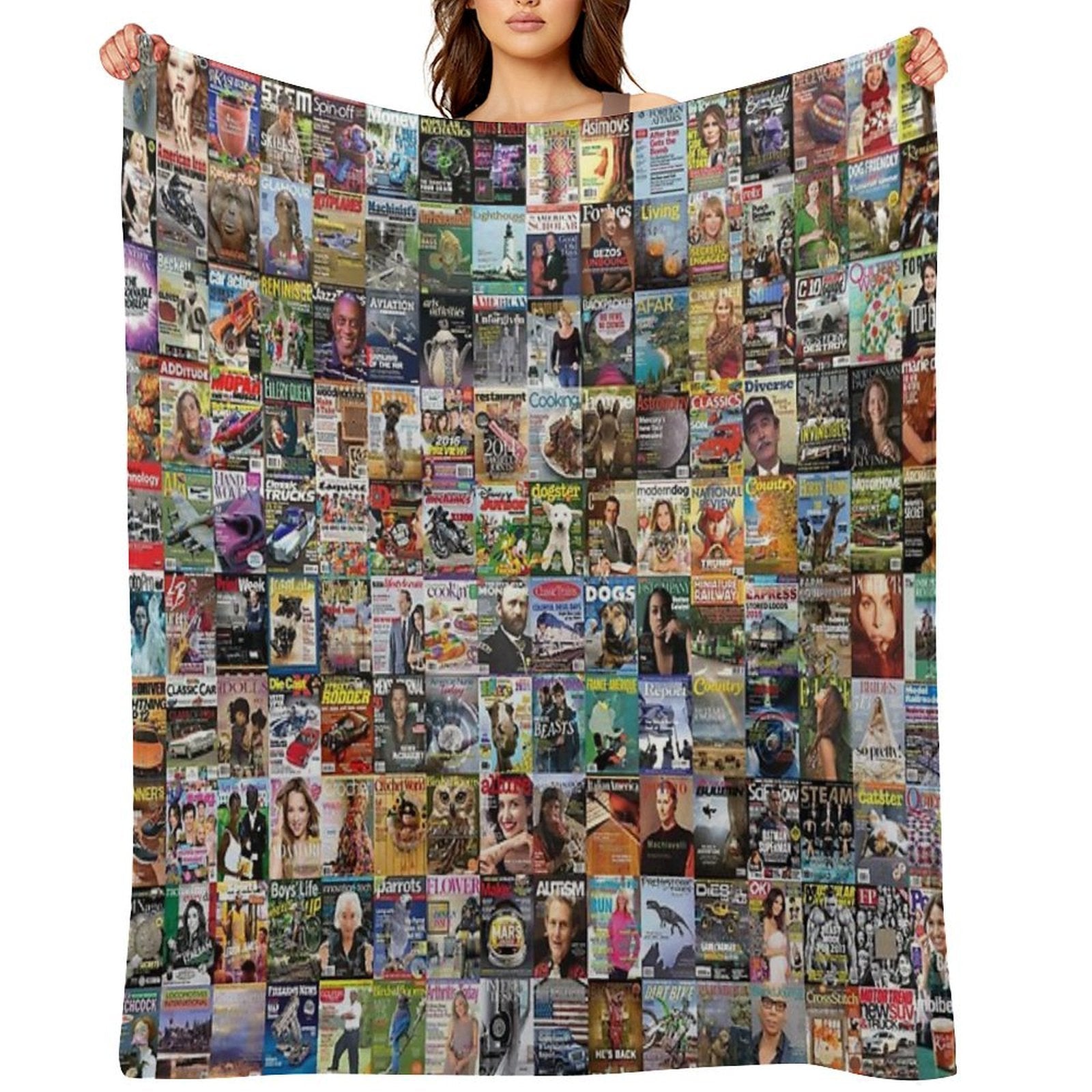 Magazines Eco-conscious Throw Blanket