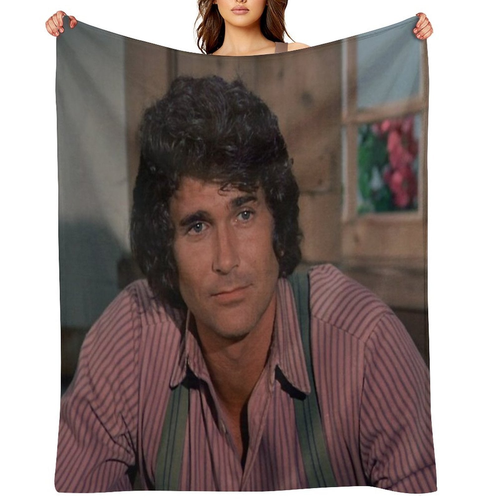 Charles Ingalls Machine-washable Throw Blanket