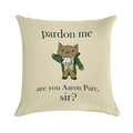 Alexander Hamilcat (Black Text) Soft Hidden Zipper Throw Pillow