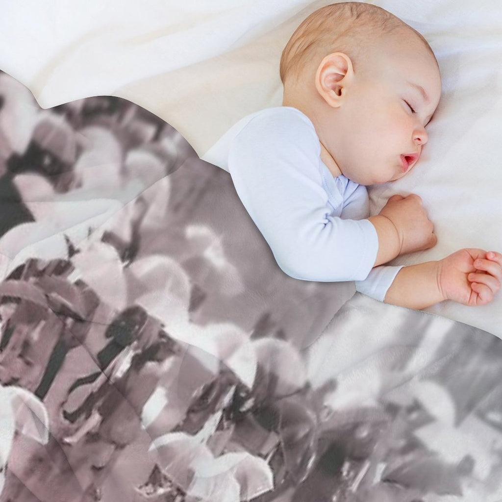 Rainy Day in Shibuya Multi-functional Throw Blanket