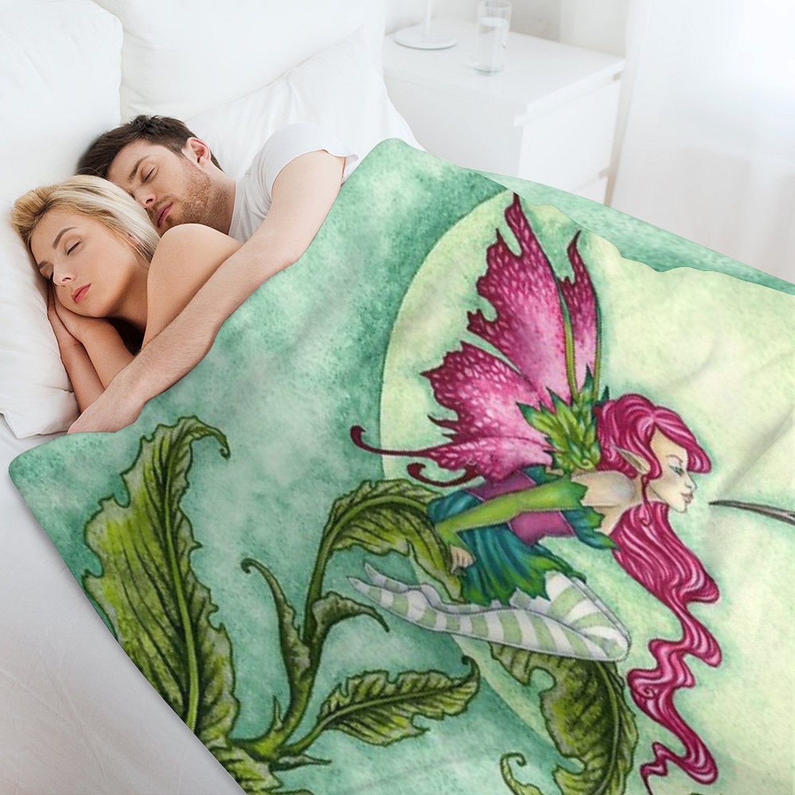 Flirting Eco-conscious Throw Blanket