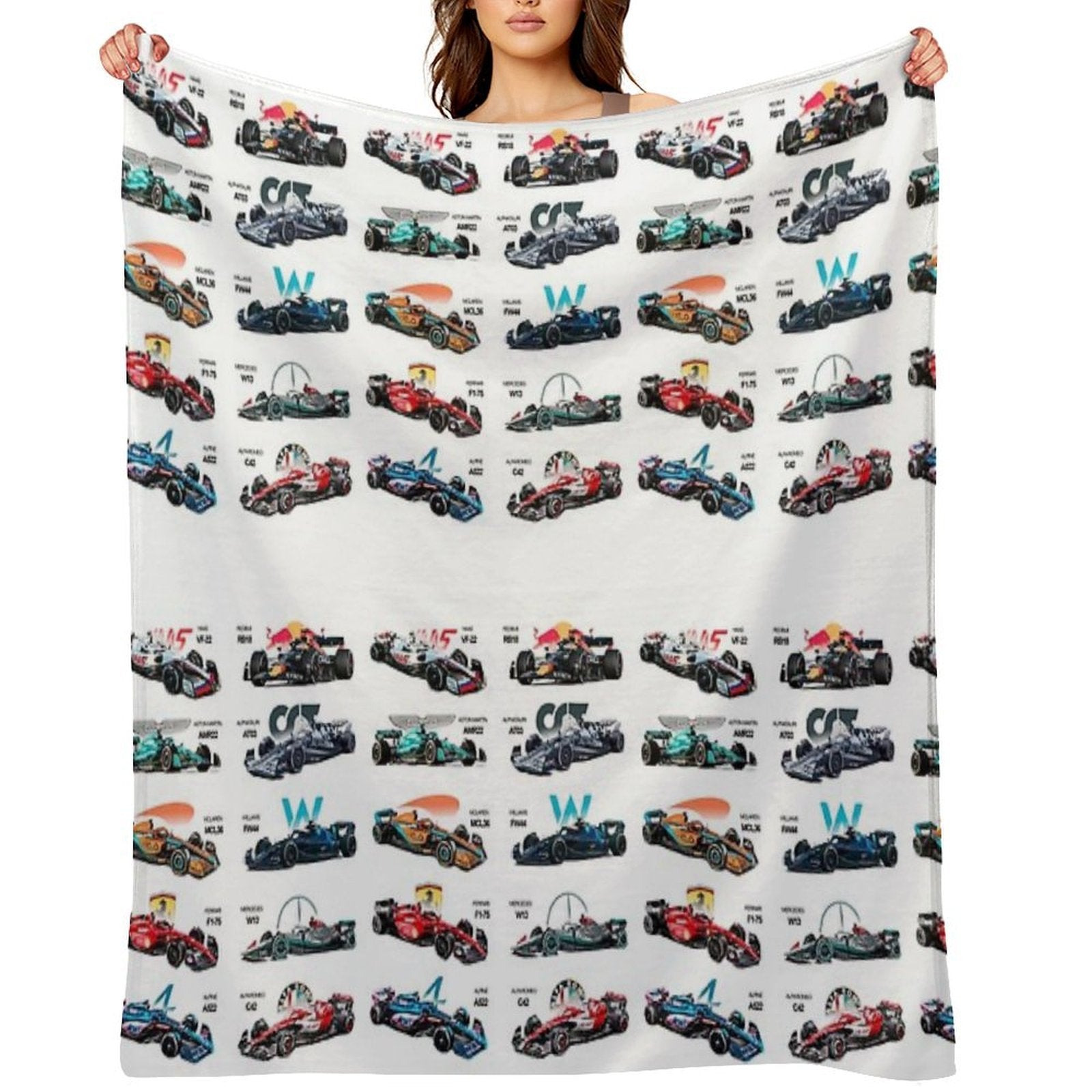 F1 All Cars 2022 Premium Throw Blanket