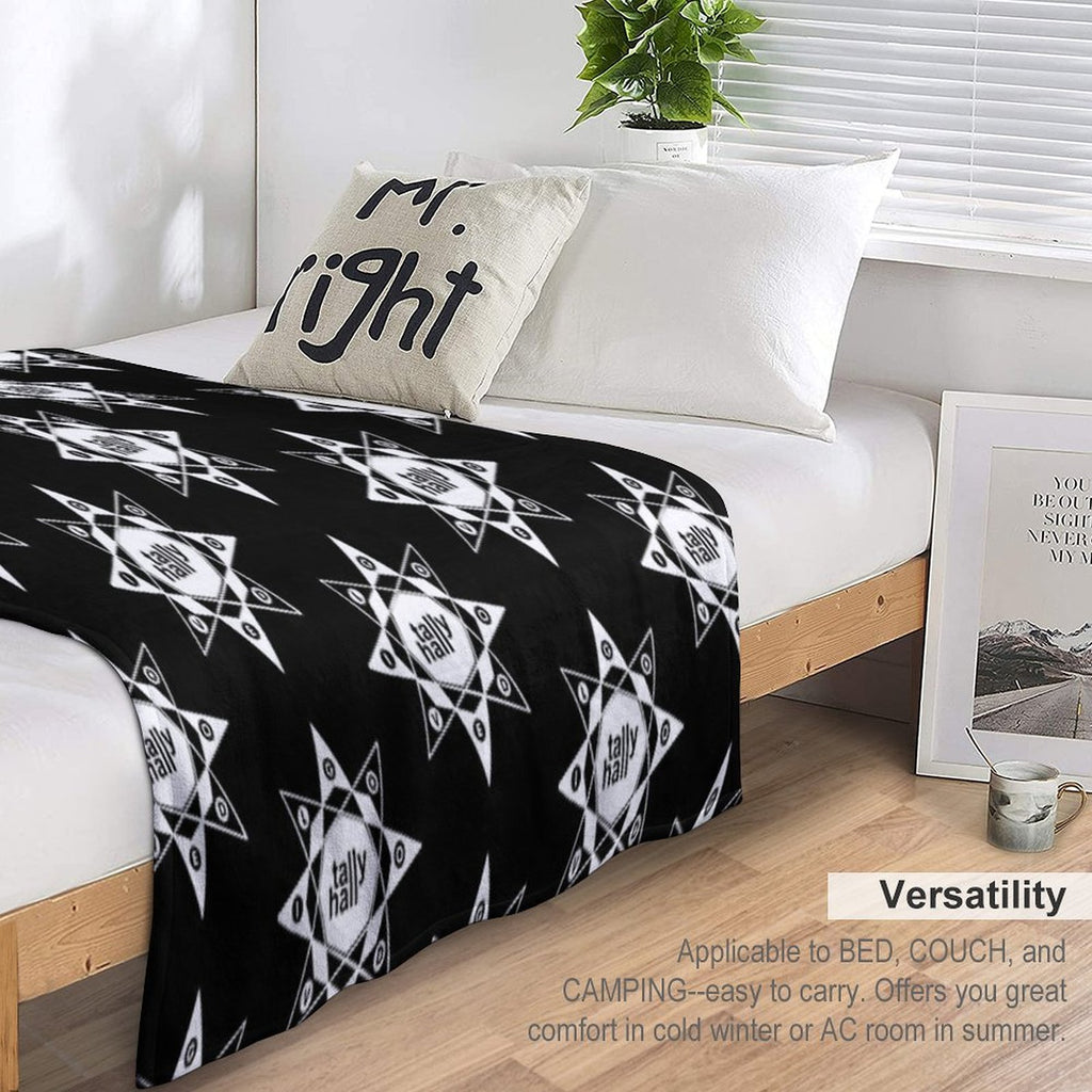 Tally Hall Goodevil White Durable Throw Blanket