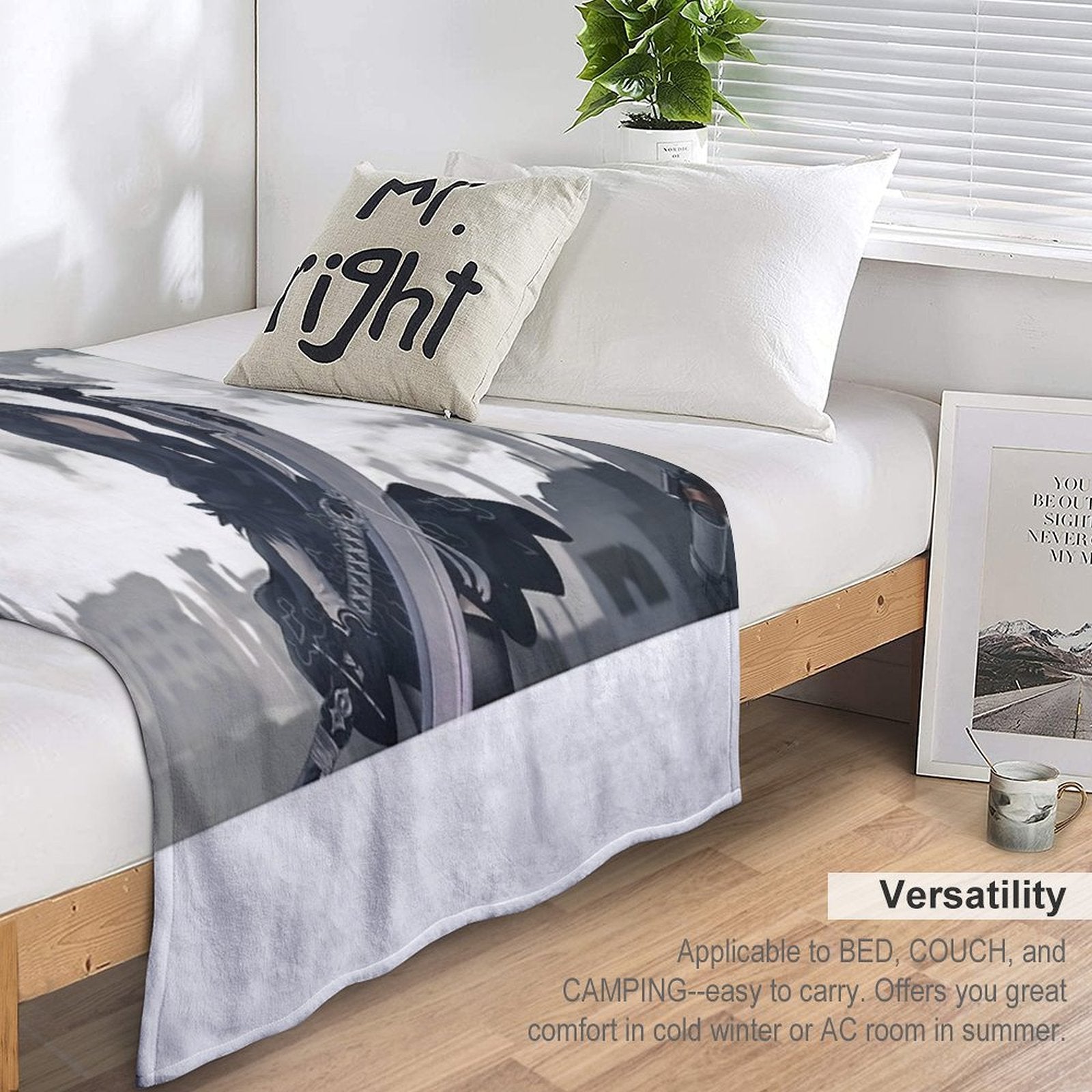 Nier Automata 2B Premium Throw Blanket