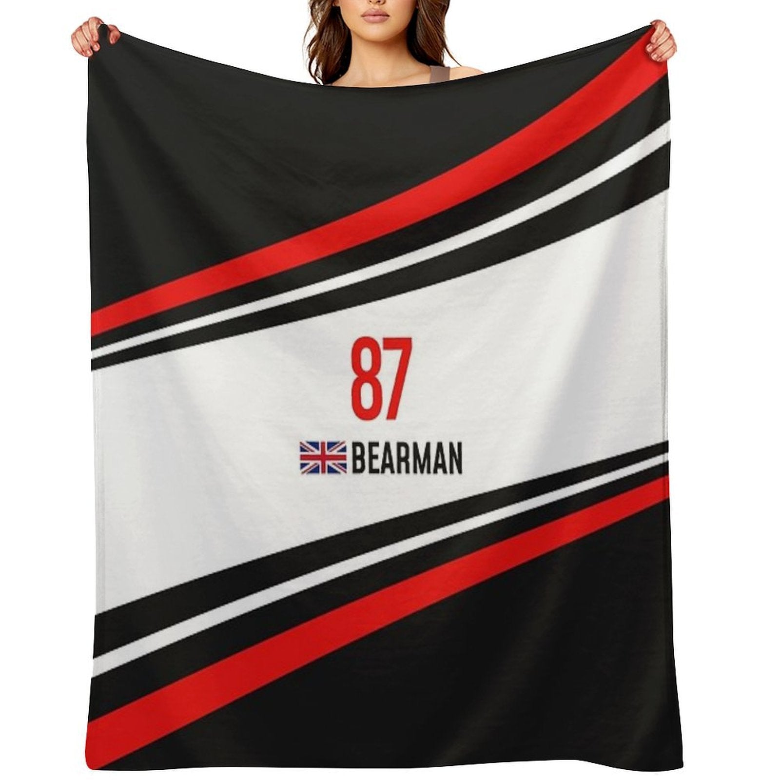 F1 2025 - #87 Bearman Versatility Throw Blanket