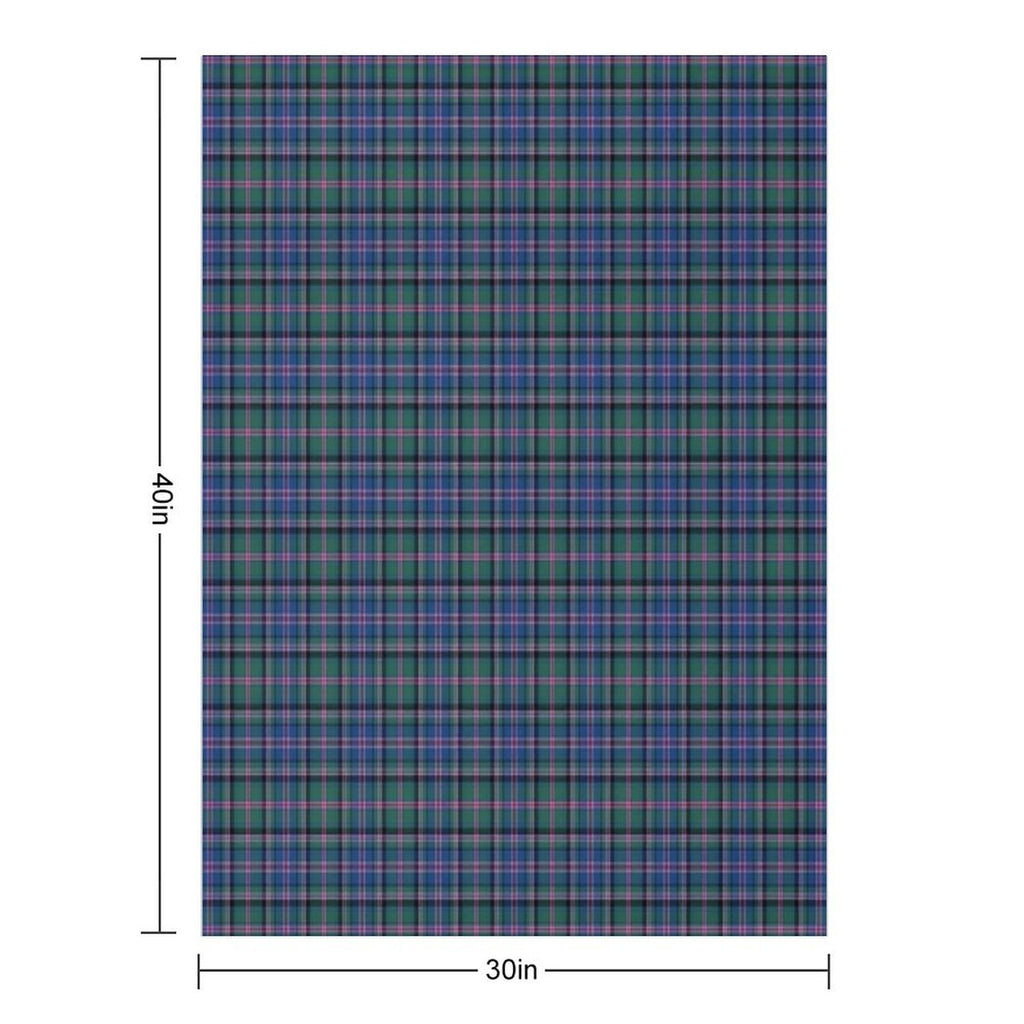 Clan Cooper Tartan Plush Throw Blanket