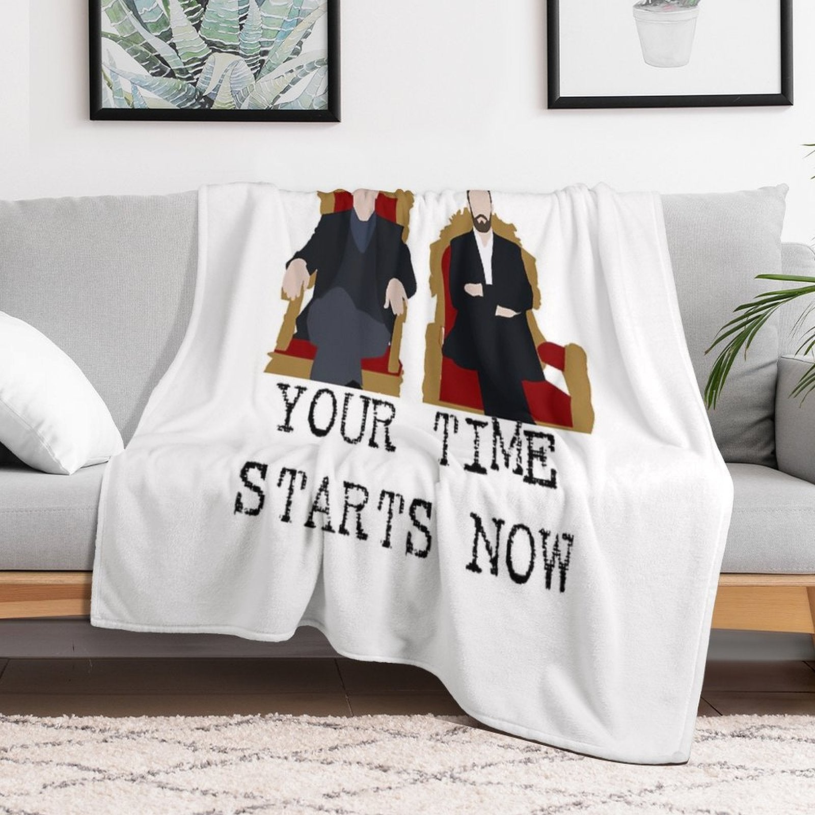 Your Time Starts Now. Taskmaster Easy Care Throw Blanket
