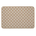 Polka Dot,dots,circles,nude,beige Background  Toxin-Free Bath Mat