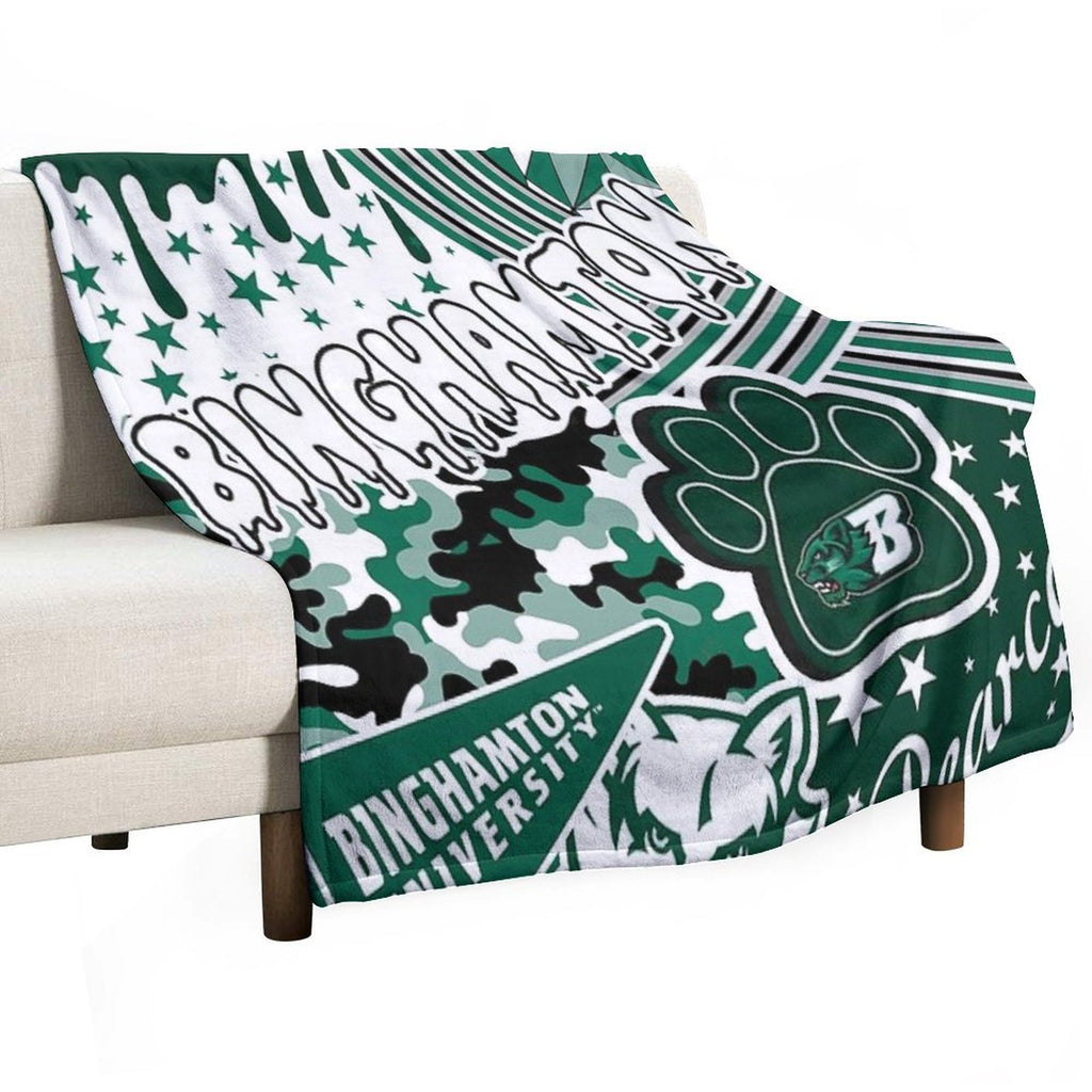 Binghamton University Wrinkle-free Throw Blanket