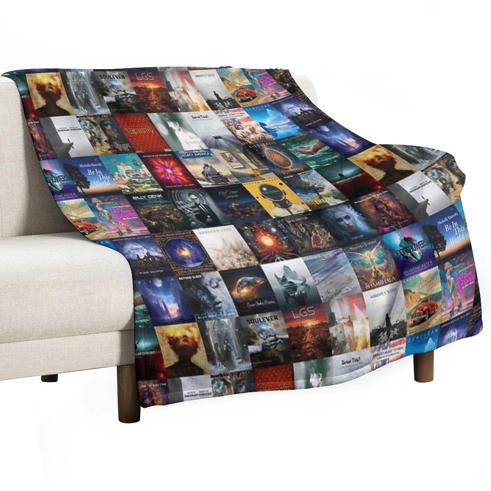 Wayfarer Records Album Covers All-season Throw Blanket