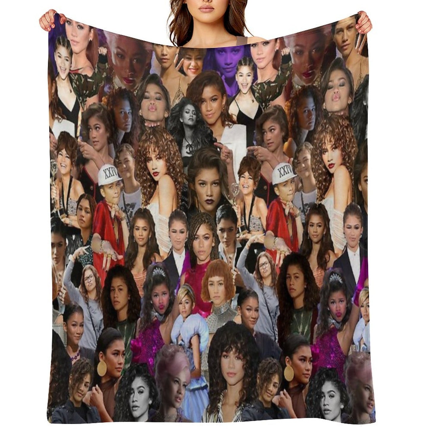 Zendaya Collage Versatility Throw Blanket