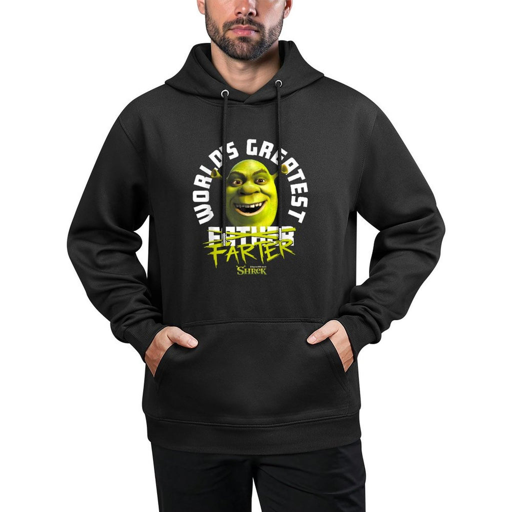 Shrek Fathers Day Worlds Greatest Farter Chest Text Logo All-Day Comfort Hoodie