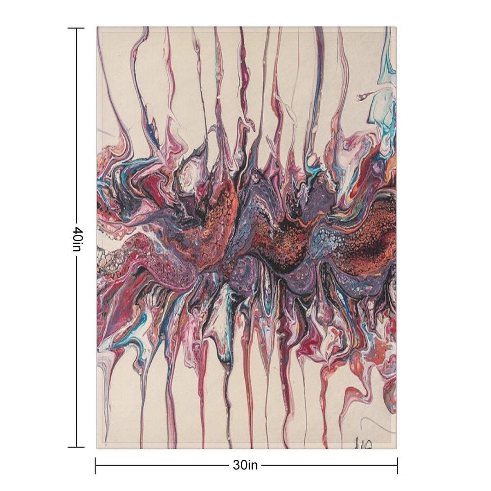 Hanging Anti-pilling Throw Blanket