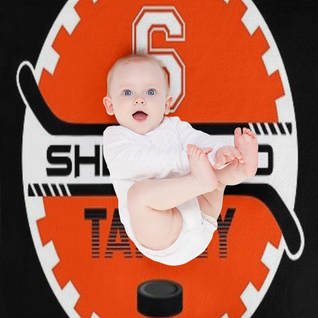 Sheffield Steelers Ice Hockey Cog - 6 Tansey Plush Throw Blanket