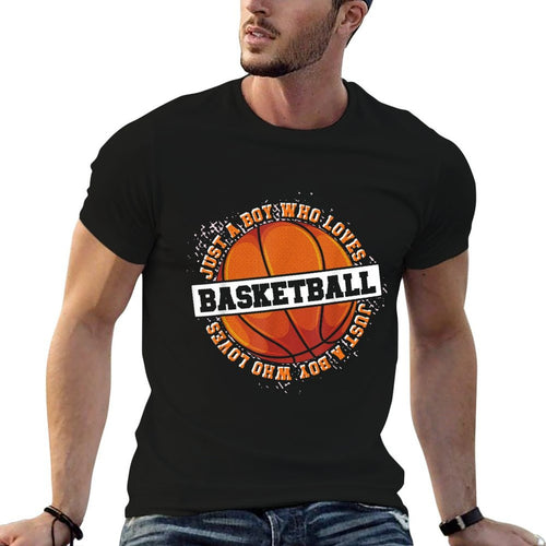 Basketball Fan Basketball Player Boys Sport Basketball  Relaxed-fit T-Shirt